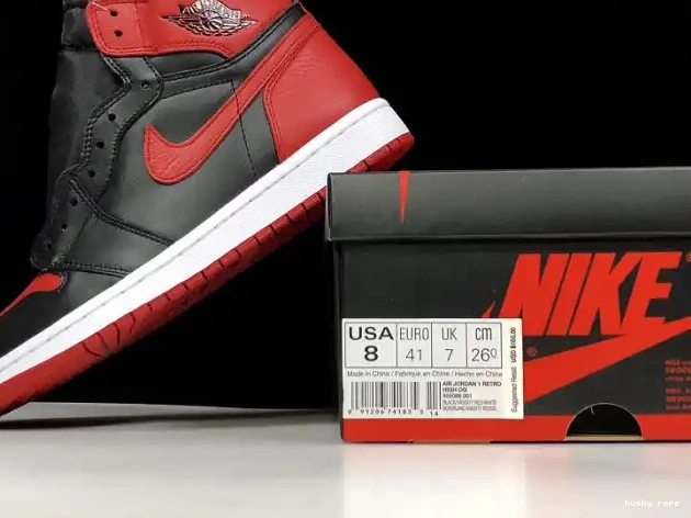 Rep Husky Banned 555088-001 Retro High Air OG 1 Jordan 0414